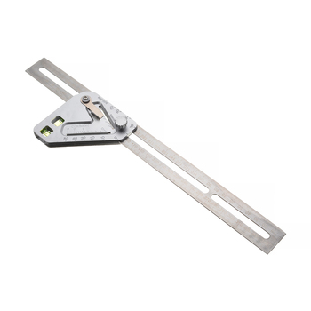 Multi Adjustable Angle Ruler Level Measure Triangle Ruler Gauge Multi Porpose Stainless Steel Precision Foldable Measure Tool